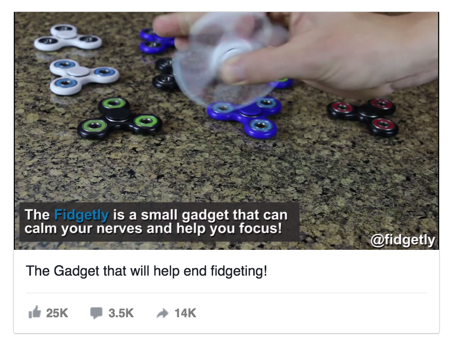 fidget trending